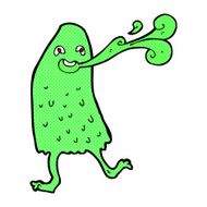comic cartoon funny slime monster N3