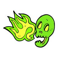 funny comic cartoon skull N5
