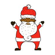 comic cartoon stressed out santa N2