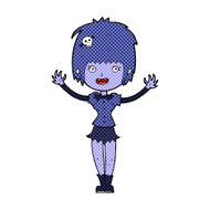 comic cartoon vampire girl N41