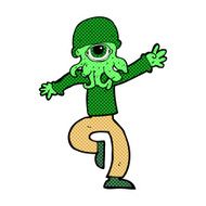 comic cartoon alien monster man N4