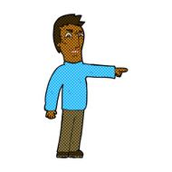 comic cartoon angry man pointing N2