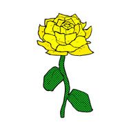 yellow rose comic cartoon