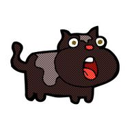 comic cartoon shocked cat