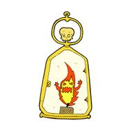 comic cartoon spooky lantern N4