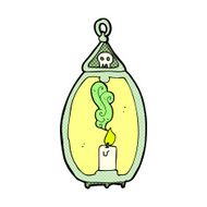 comic cartoon spooky lantern N5