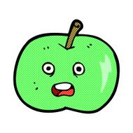 comic cartoon shiny apple N2
