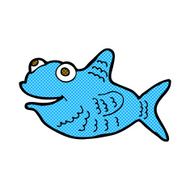 comic cartoon happy fish N5