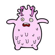 comic cartoon funny slime monster N4