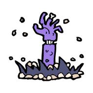 comic cartoon zombie arm N2