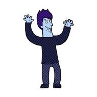 comic cartoon halloween vampire N4