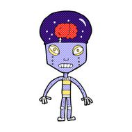comic cartoon weird robot