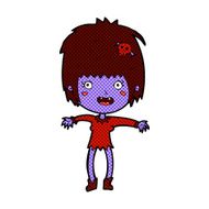 comic cartoon vampire girl N42