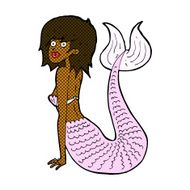 comic cartoon mermaid N13