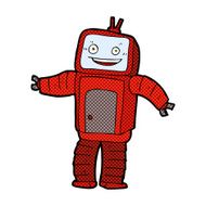 comic cartoon funny robot N14