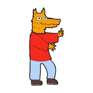comic cartoon funny fox man