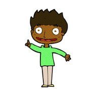 comic cartoon happy boy N44