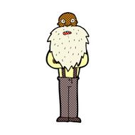 comic cartoon bearded old man N8