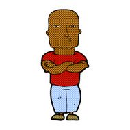 comic cartoon tough guy N2