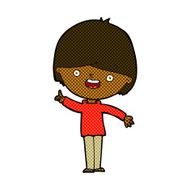comic cartoon happy boy N46