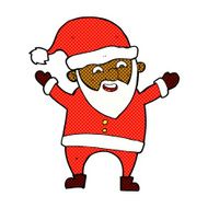 comic cartoon santa claus N40