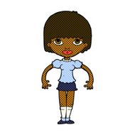 comic cartoon girl N4