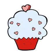 comic cartoon cupcake N13
