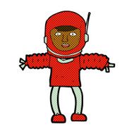 comic cartoon astronaught N2