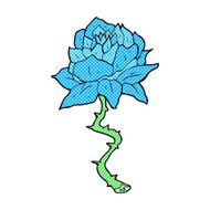 comic cartoon flower N63