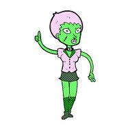 comic cartoon halloween girl N4