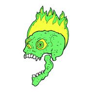 comic cartoon scary skull N5