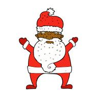 comic cartoon ugly santa claus N2