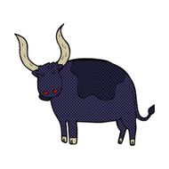 comic cartoon ox N2