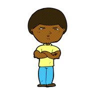 comic cartoon grumpy man N4