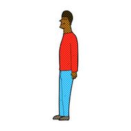 comic cartoon tall man N2