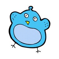 comic cartoon fat bird N3