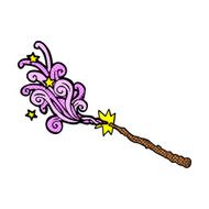 comic cartoon magic wand N7