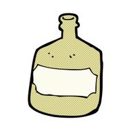 comic cartoon old whiskey bottle N3