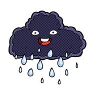 comic cartoon raincloud