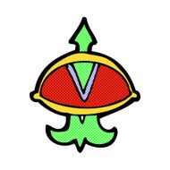 comic cartoon mystic eye symbol N4