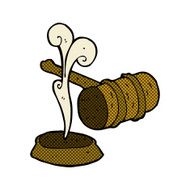 comic cartoon gavel N3