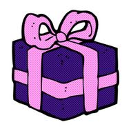 comic cartoon christmas present N7