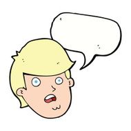 cartoon man with big chin speech bubble N18