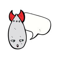cartoon bomb with speech bubble N13