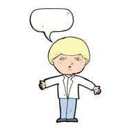cartoon annoyed man with speech bubble N66