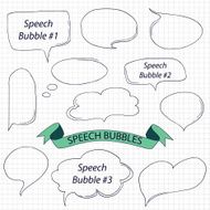 sketch speech bubble