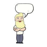 cartoon proud man with speech bubble N24