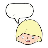 cartoon happy face with speech bubble N44