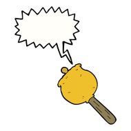 cartoon bell with speech bubble N2