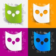 Drawing business formulas owl N15